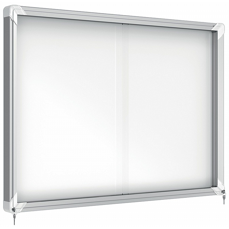 Nobo Premium Plus Sliding Door Magnetic Drywipe Whiteboards - Display Equipment