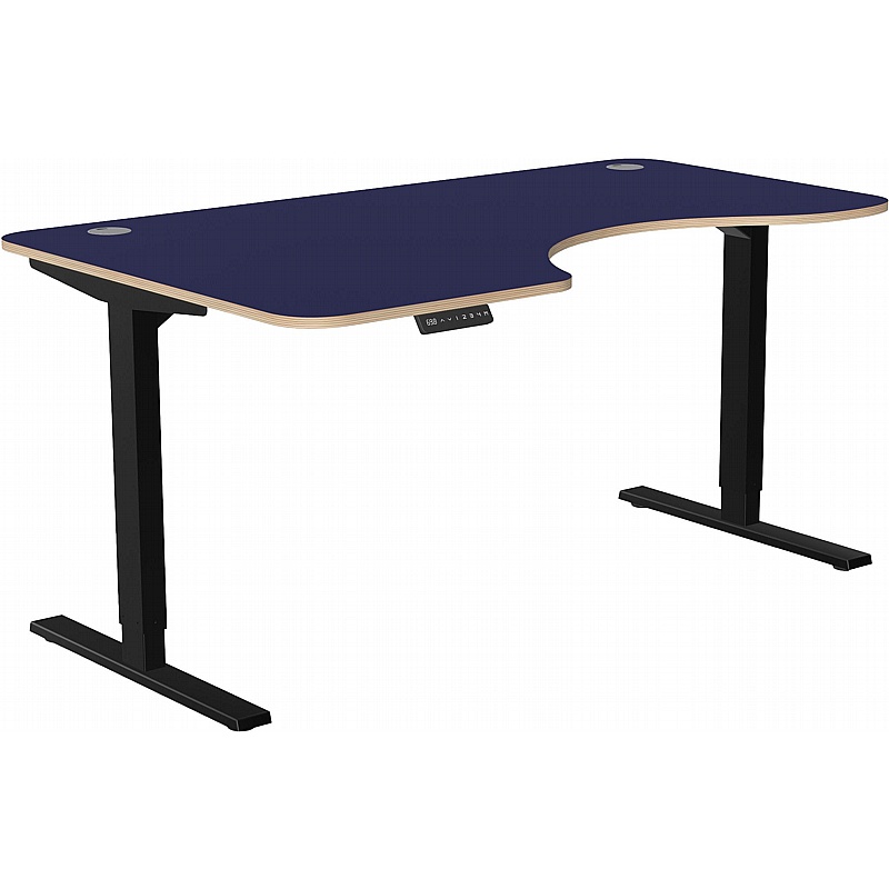 SmartLine Ergonomic Radial Sit Stand Office Desks from our Sit-Stand ...