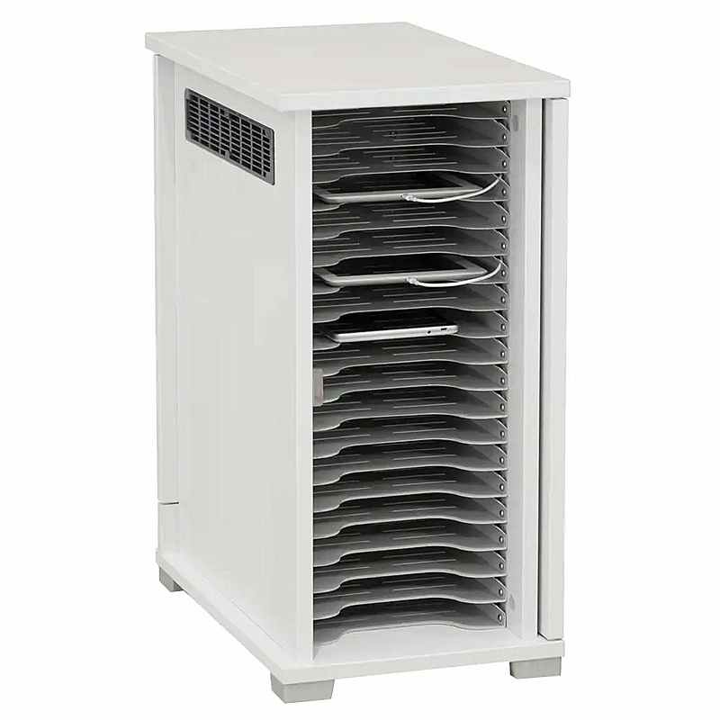 LapCabby Lyte 20H Single Door Tablet Charging and Storage Cabinet - School Furniture