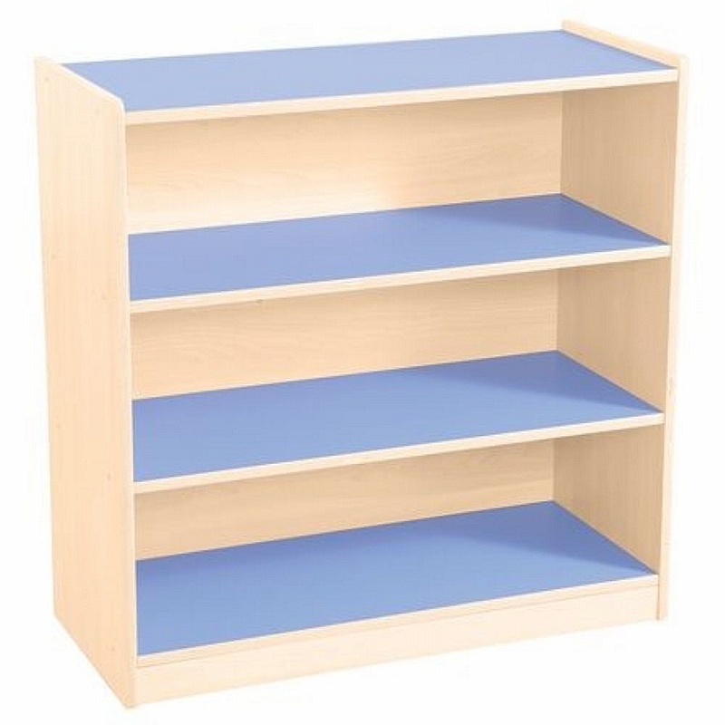 Wisdom Pastel 3 Shelf Nursery and Library Bookcase - School Furniture