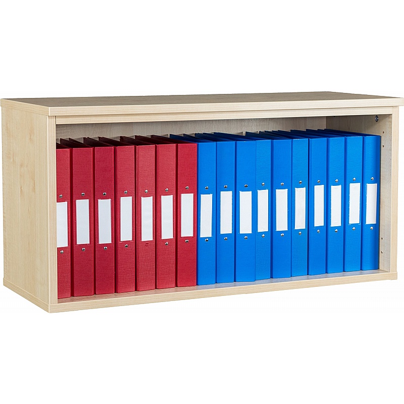 EduStore Wall Mounted 10 File Horizontal Storage Unit - Office Storage