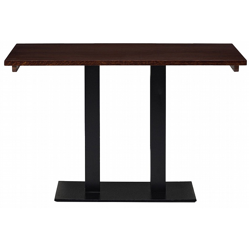 Forza Rectangular Solid Wood Twin Upright Breakout and Cafe Tables - Breakout & Canteen