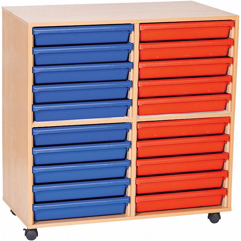 EduStore Double Column 20 A3 Tray Storage - School Furniture