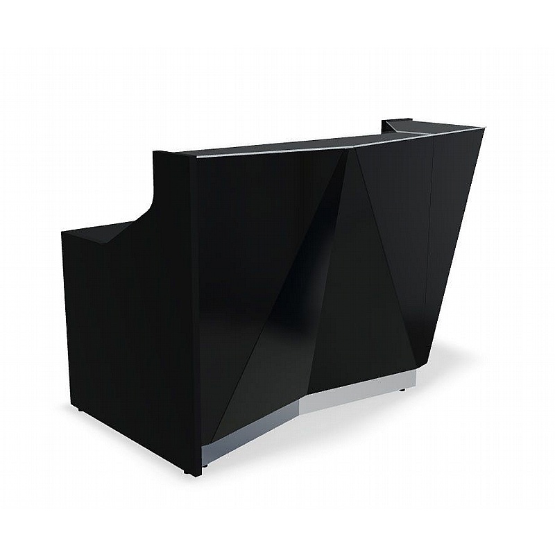Alpa Curve Compact Glass Reception Desks - Reception Area