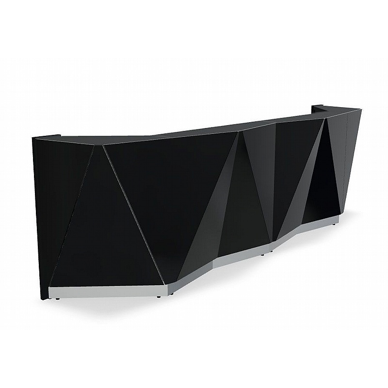 Alpa Curve Glass Reception Desks - Reception Area