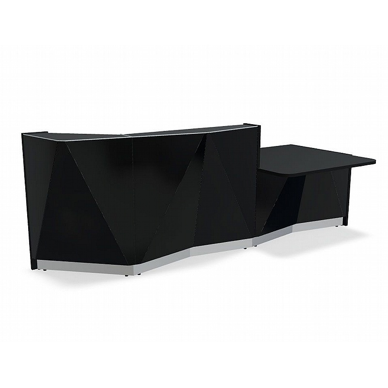 Alpa DDA Curve Glass Reception Desks - Reception Area