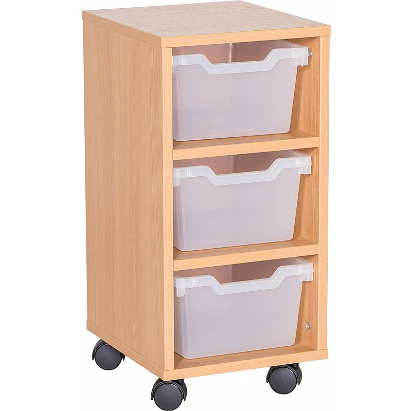 Cubby Single Column 3 Deep Tray Storage - School Furniture