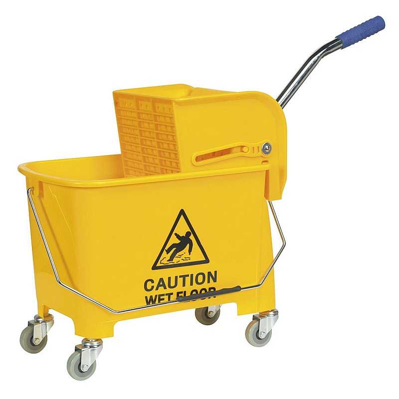 Heavy Duty Mop Bucket with Side Wringer - Office Accessories