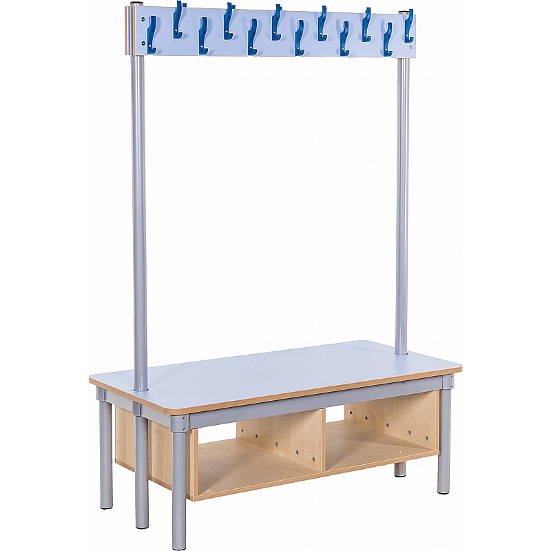 KubbyClass Double Sided Cloakroom Benches - School Furniture