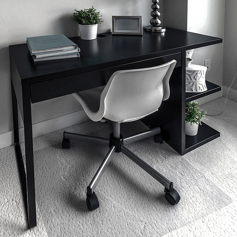 Cleartex Enhanced Polymer Rectangular Anti-Slip Chair Mat for Hard Floors - Office Accessories