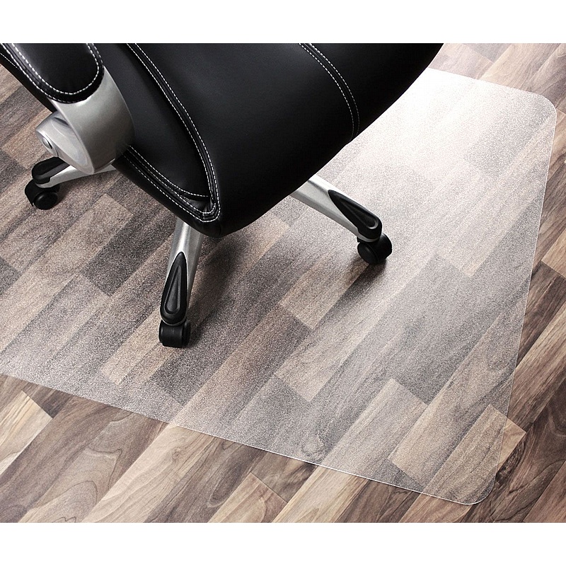 Unomat Polycarbonate Rectangular Chair Mat for Hard Floors - Office Accessories
