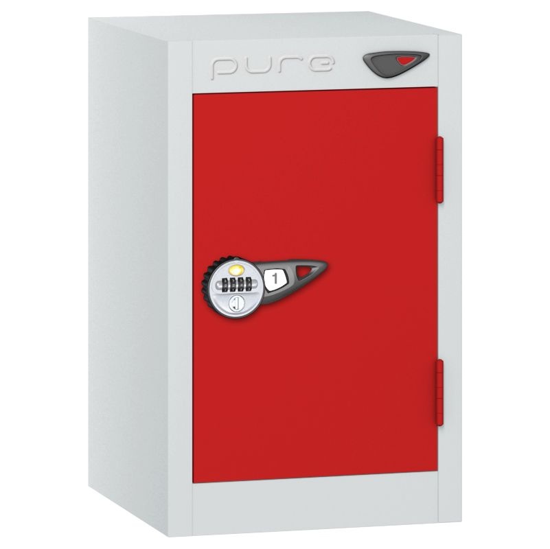 Pure Antibacterial Quarto Lockers with Manual Combination Lock - Office Storage