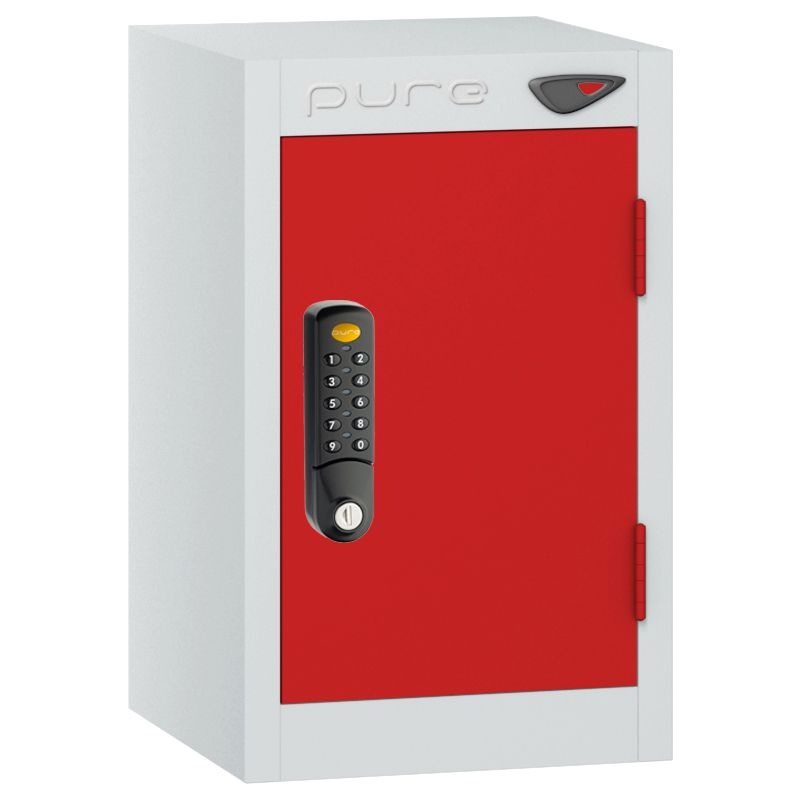 Pure Antibacterial Quarto Lockers with Digital Combination Lock - Office Storage