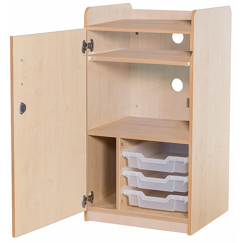 KubbyClass Static Multimedia Cabinet - School Furniture