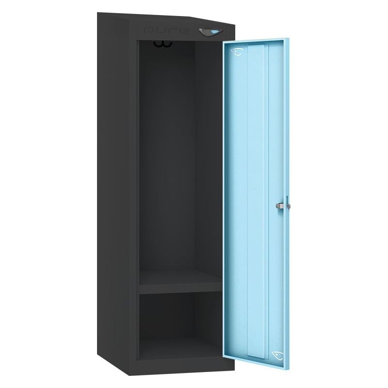 Pure Antibacterial Sloping Top Wheelchair Accessible Lockers with Hasp ...