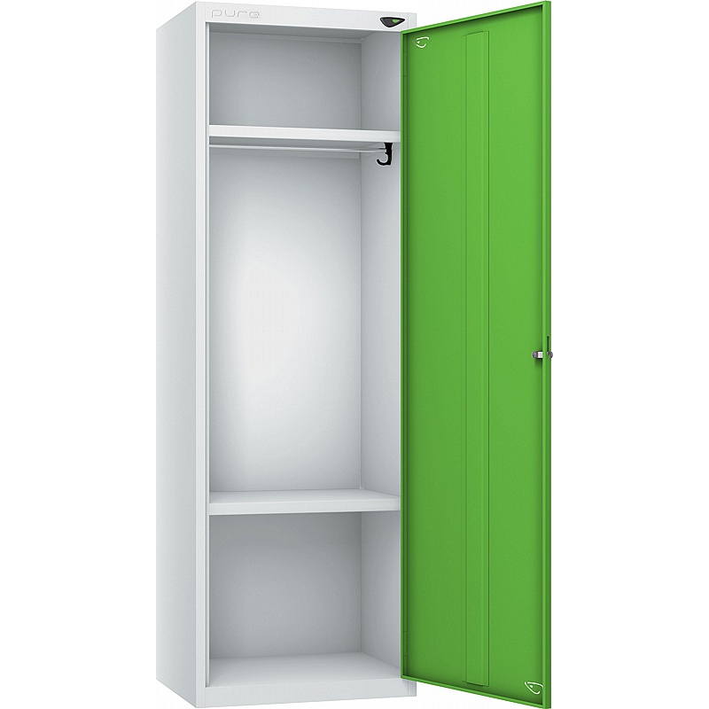 Pure Antibacterial High Capacity Lockers with Cam Lock - Office Storage