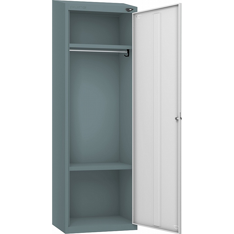 Pure Antibacterial Sloping Top High Capacity Lockers with Hasp and ...