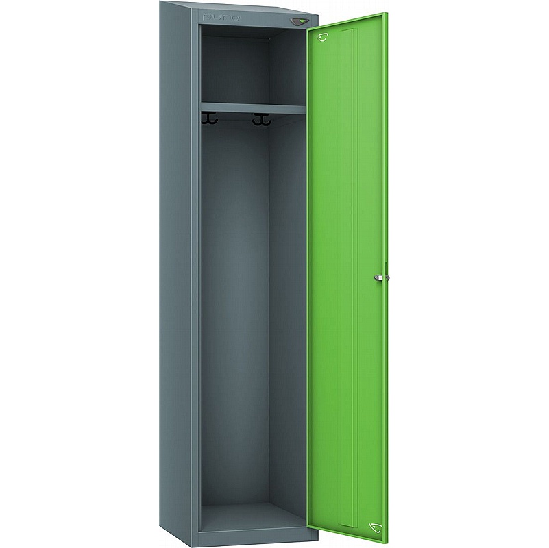 Pure Antibacterial Sloping Top Police Lockers with Digital Combination Lock - Office Storage