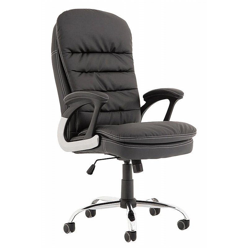 Ontario High Back Faux Leather Office Chair - Office Chairs
