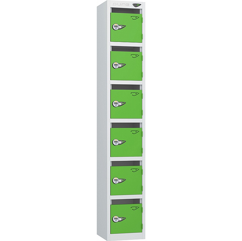 Pure Antibacterial Post Lockers with Manual Combination Lock - Office Storage