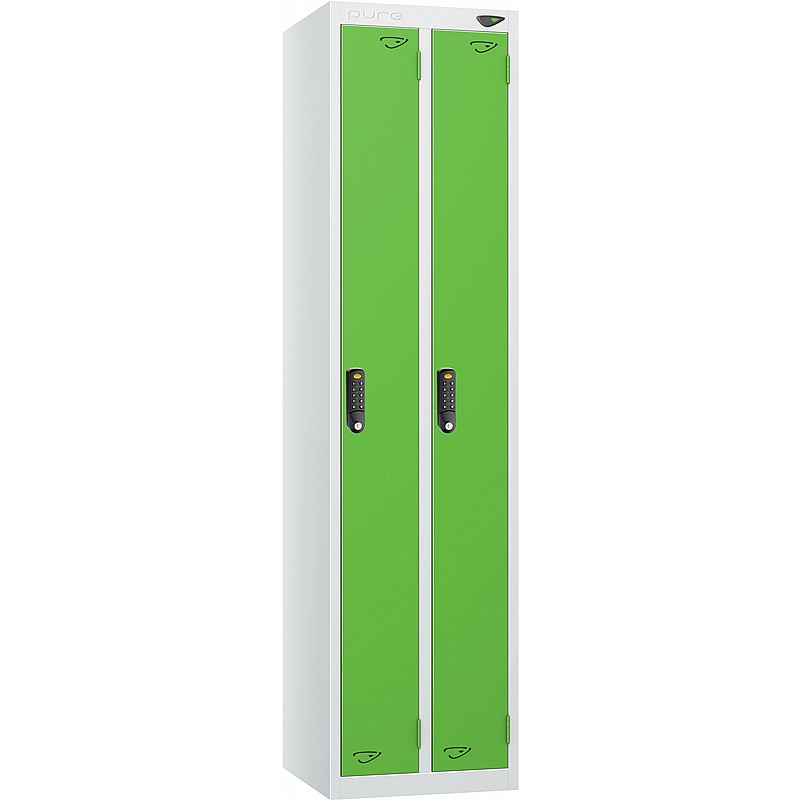 Pure Antibacterial Twin Door Lockers with Digital Combination Lock - Office Storage