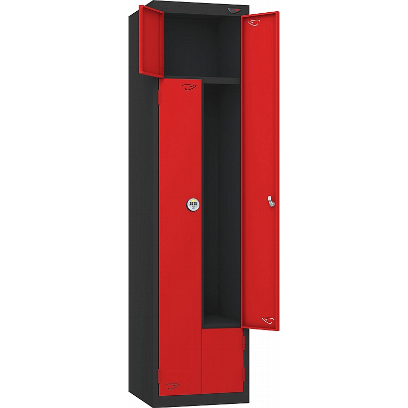 Pure Antibacterial Z2 Twin Door Lockers with Manual Combination Lock ...