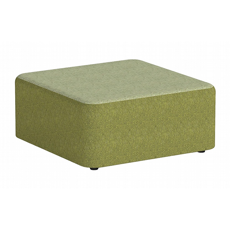 Harlestone Duo Large Square Fabric Office Stools - Breakout & Canteen
