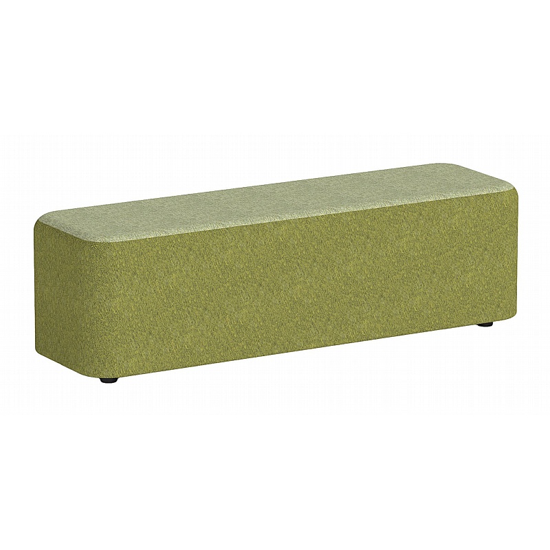 Harlestone Duo Large Rectangular Fabric Office Stools - Breakout & Canteen