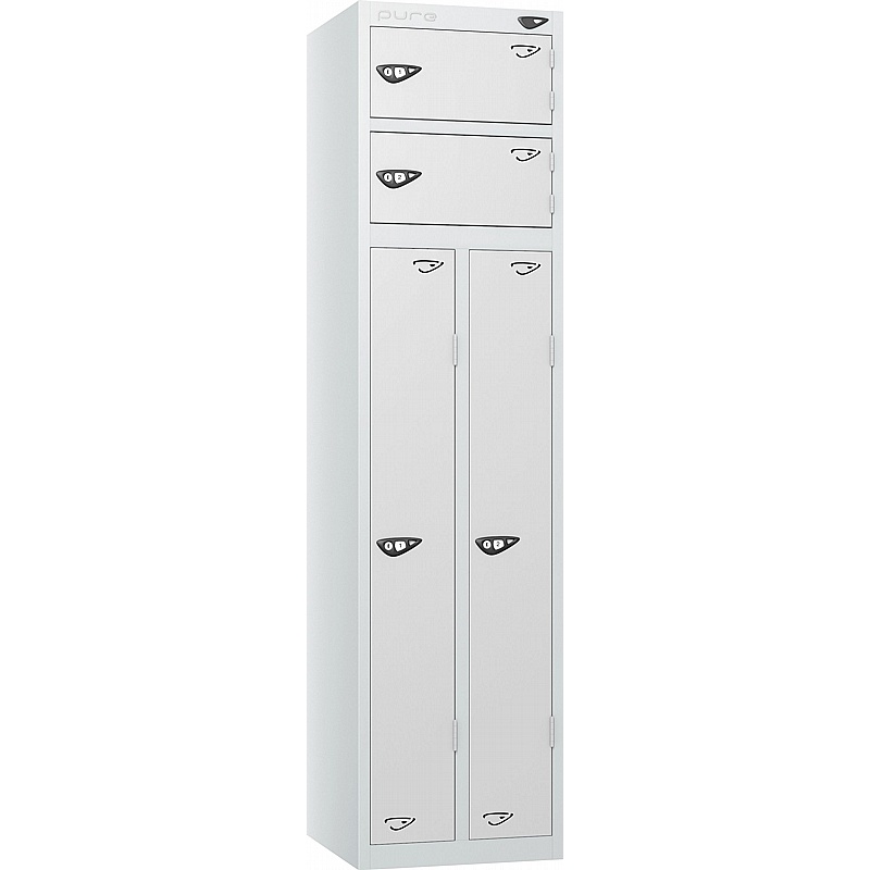 Pure Antibacterial Two Person Lockers with Cam Lock from our Lockers range.