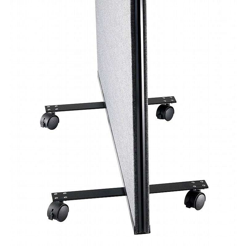 Division Floor Standing Partition Screen Mobile Conversion Kit - Display Equipment