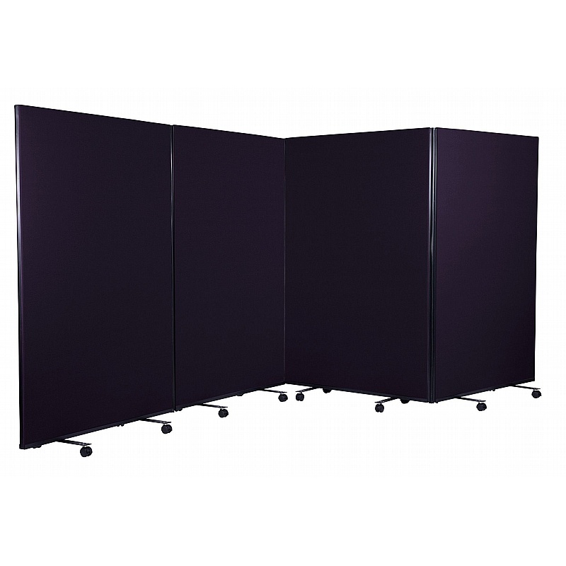 Division Nyloop 4 Panel Mobile Partition Screens - Display Equipment