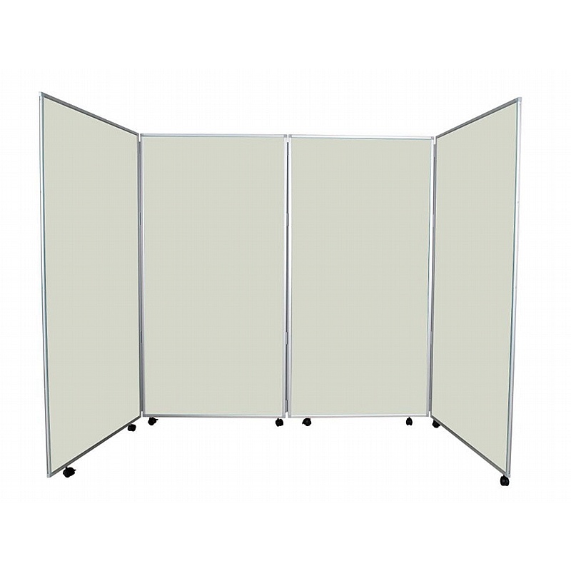 Division Wipeable Mobile Folding Privacy Booth - Office Accessories