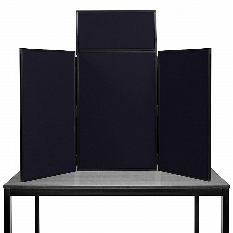 3 Panel Maxi Desktop Folding Display Boards - Display Equipment