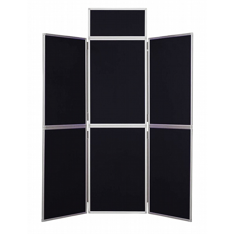 6 Panel Plus Floorstanding Folding Display Boards - Display Equipment