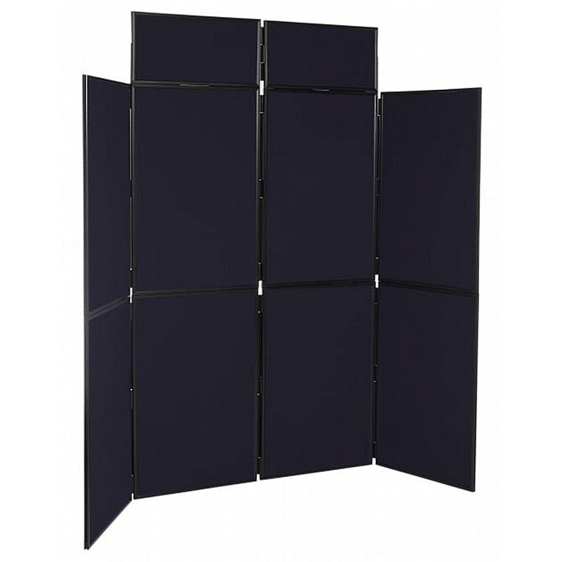 8 Panel Floorstanding Folding Display Boards - Display Equipment