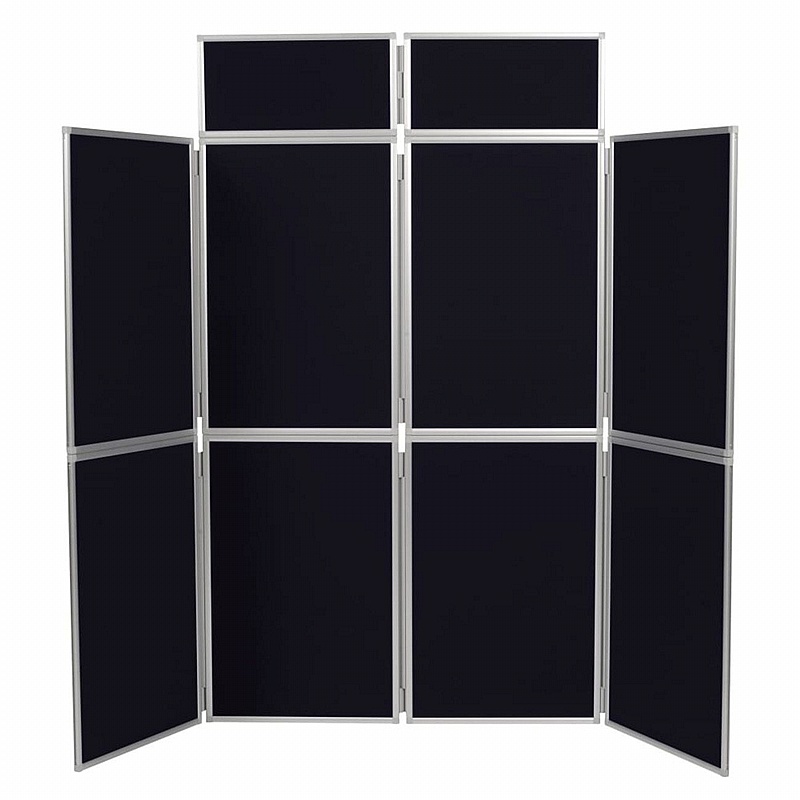 8 Panel Plus Floorstanding Folding Display Boards - Display Equipment