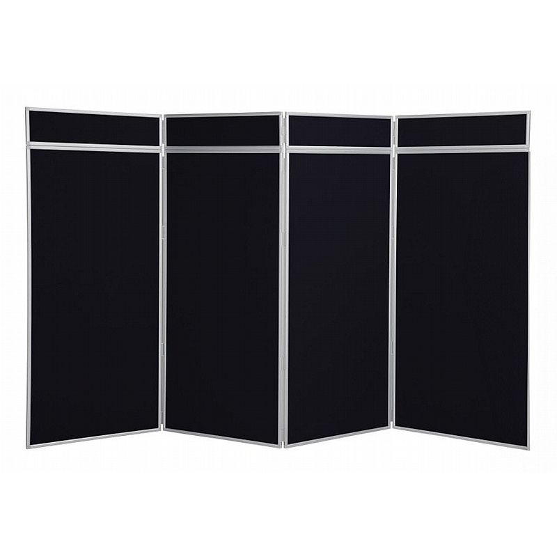 Jumbo Plus 4 Panel Freestanding Folding Display Boards - Display Equipment