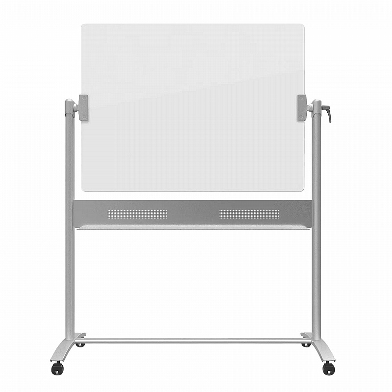 Nobo Mobile Magnetic Glass Swivel Whiteboards - Display Equipment