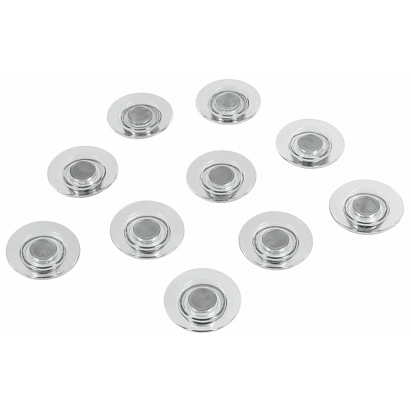 Nobo 32mm Extra Strong Magnetic Glass Whiteboard Magnets - Pack of 10 - Display Equipment