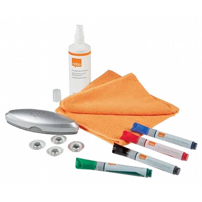 Nobo Glass Whiteboard Accessory Starter Kit - Display Equipment