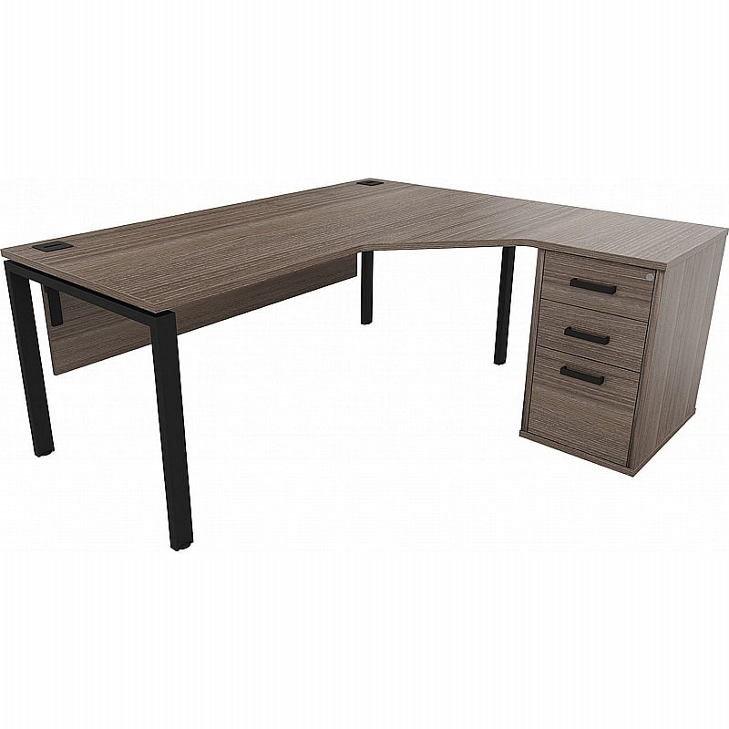 Apex Goalpost Executive Combination Corner Office Desk - Office Desks