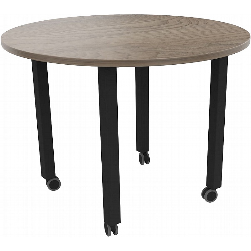 Analog Mobile Round Meeting Tables - Meeting Room