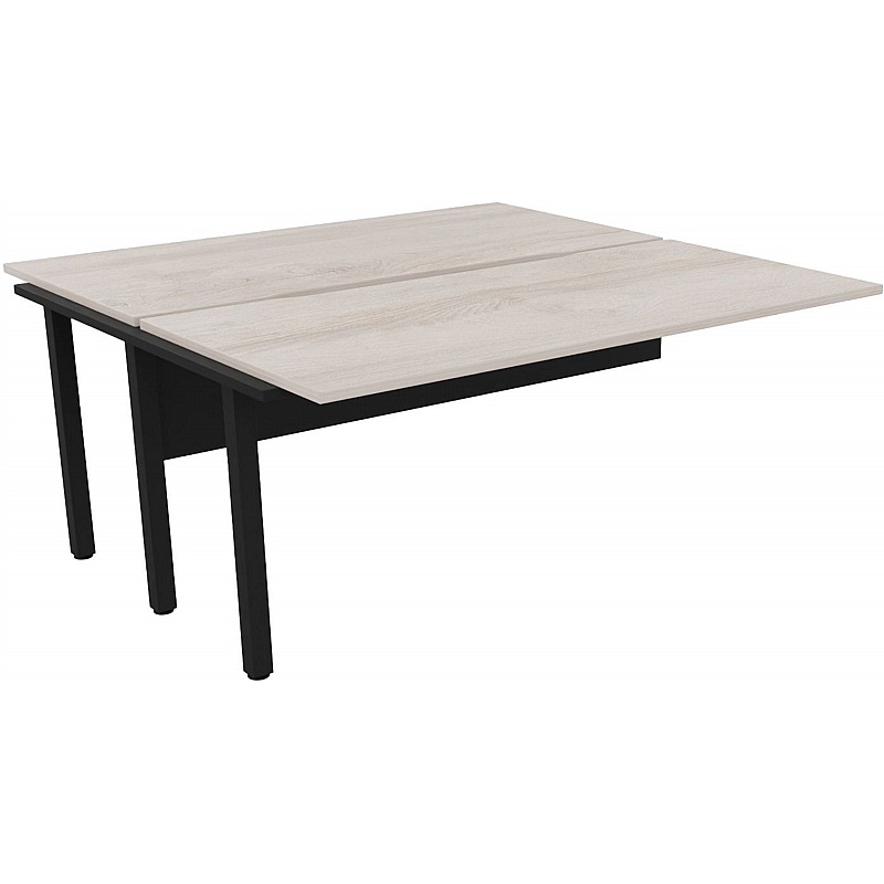 Analog Rectangular Back to Back Bench Extension Desks - Office Desks