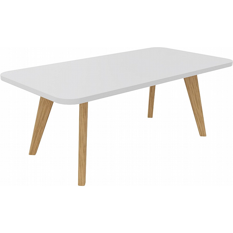 Tract Curve Rectangular Coffee Tables - Reception Area