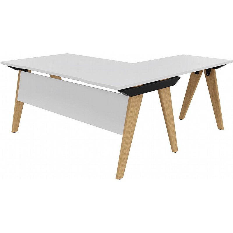 Tract Executive L-Shaped Corner Office Desk - Office Desks