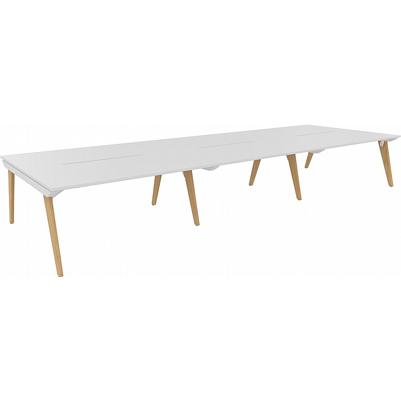 Tract 6 Person Rectangular Back to Back Bench Desks - Office Desks