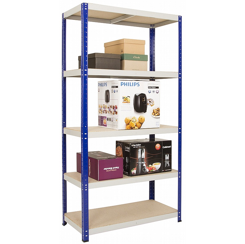 Clicka 265kg 5 Tier Boltless Shelving - Office Storage
