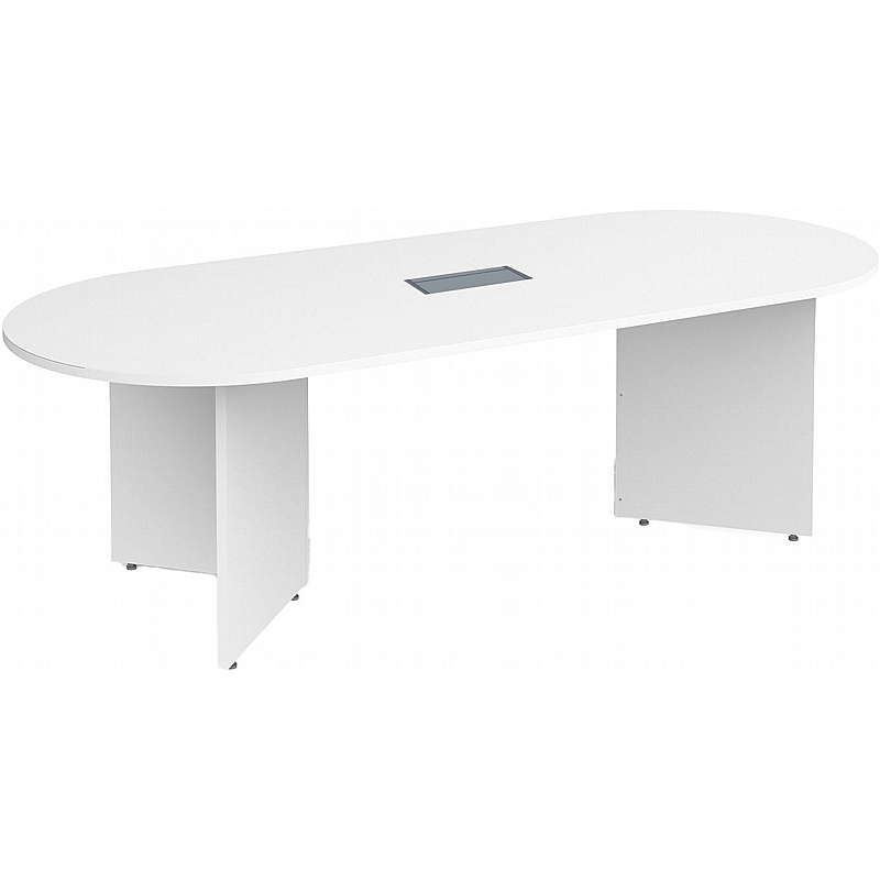 Spectra Arrowhead D-End Meeting and Boardroom Tables with Power - Meeting Room