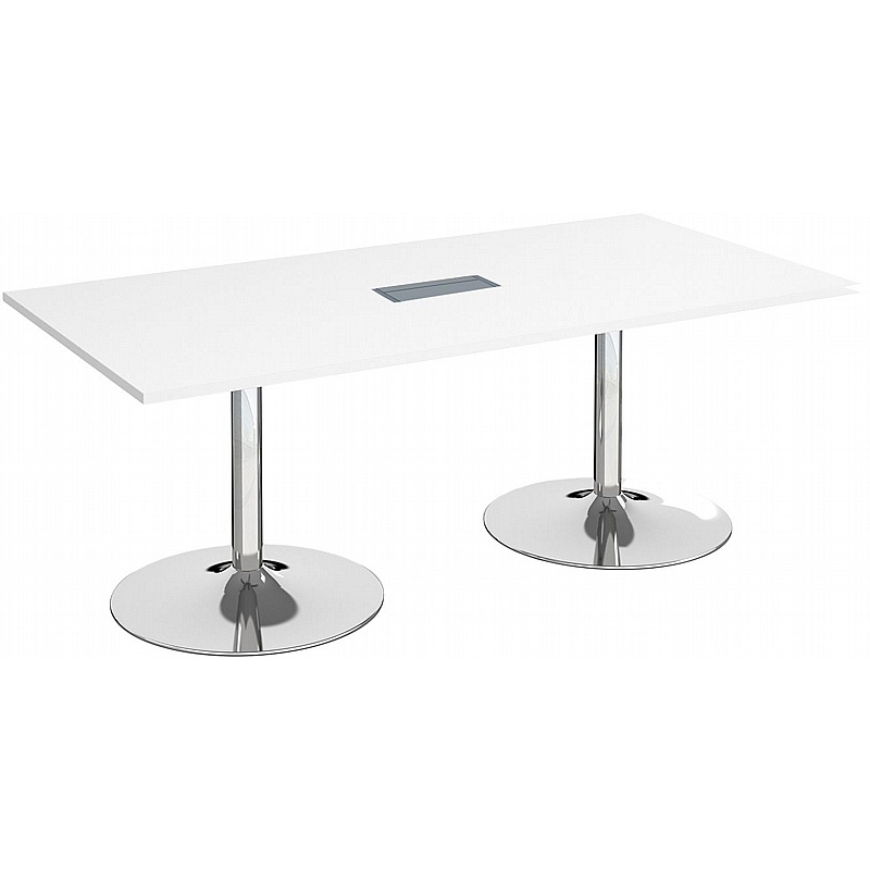 Virtu Rectangular Meeting and Boardroom Tables with Power - Meeting Room