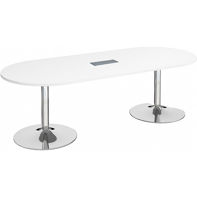 Virtu D-End Meeting and Boardroom Tables with Power - Meeting Room